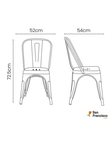 Silla Industrial Gris