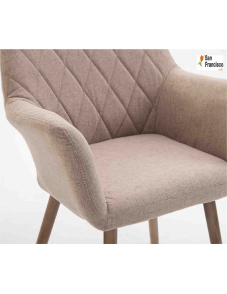Silla con brazos Tapizada