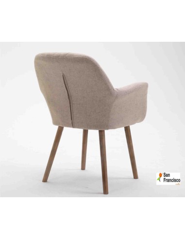 Silla con brazos Tapizada