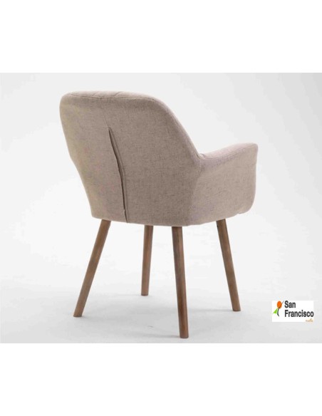 Silla con brazos Tapizada