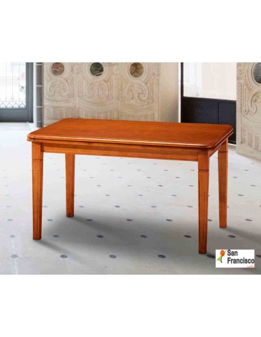 Mesa de comedor de estilo clásico de sólo 120x80cm y extensible a 220x80cm