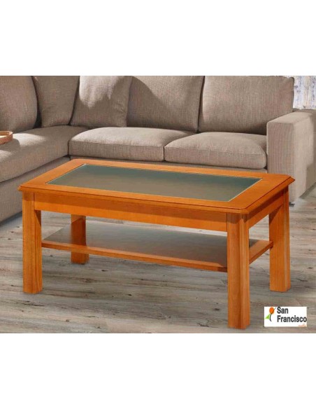 Mesa de centro elevable clásica Color Cerezo