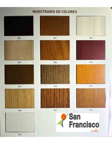 Muestrario de colores