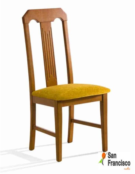 Silla tradicional de madera maciza de haya