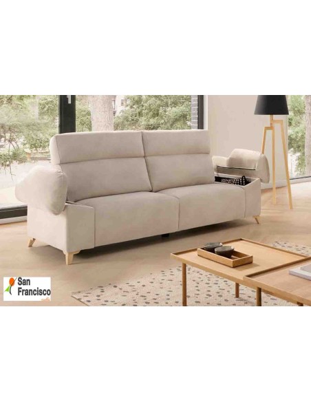 Sofá 3  plazas "Fijo" de 215cm