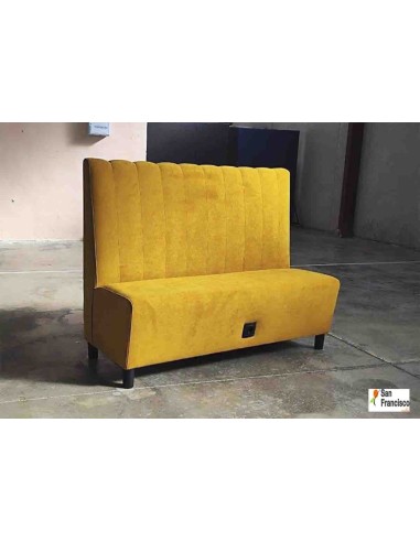 Banco Hostelería amarillo con puerto Usb