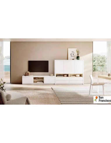 Apilable de salón moderno de 338cm Blanco