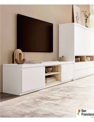Apilable de salón moderno de 338cm Blanco