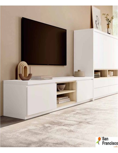 Apilable de salón moderno de 338cm Blanco