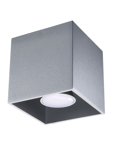 Lámpara de techo QUAD 1 gris