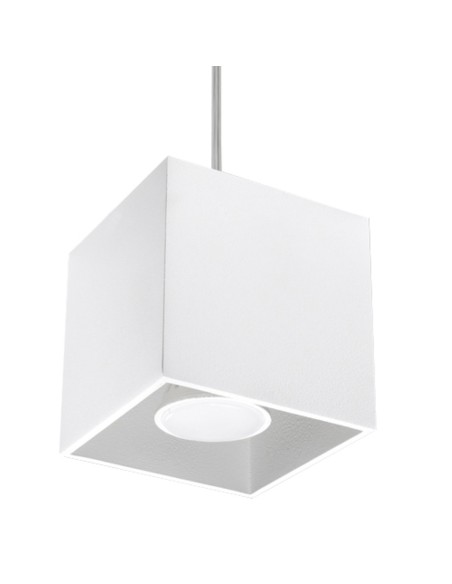 Lámpara colgante QUAD 1 blanco