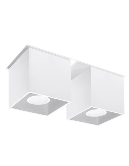 Plafón QUAD 2 blanco