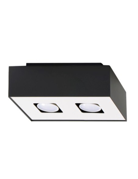 Lámpara de techo MONO 2 negra