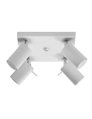 Plafón RING 4 blanco