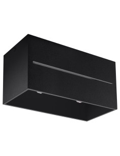 Lámpara de techo LOBO 2 negra