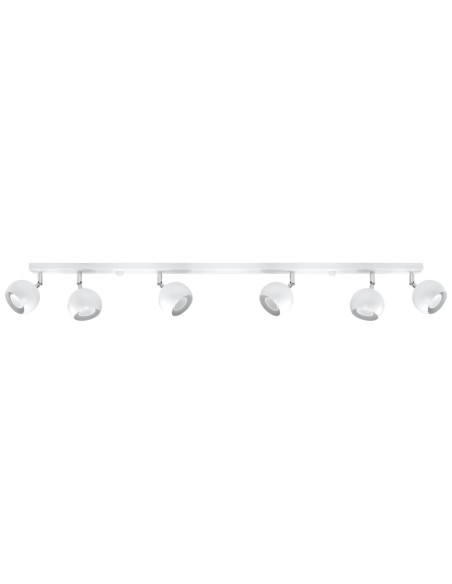 Lámpara de techo OCULARE 6L blanca