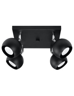 Lámpara de techo OCULARE 4 negro