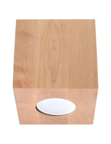 Lámpara de techo QUAD madera natural