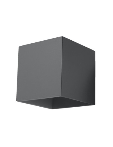Lámpara de pared QUAD 1 antracita