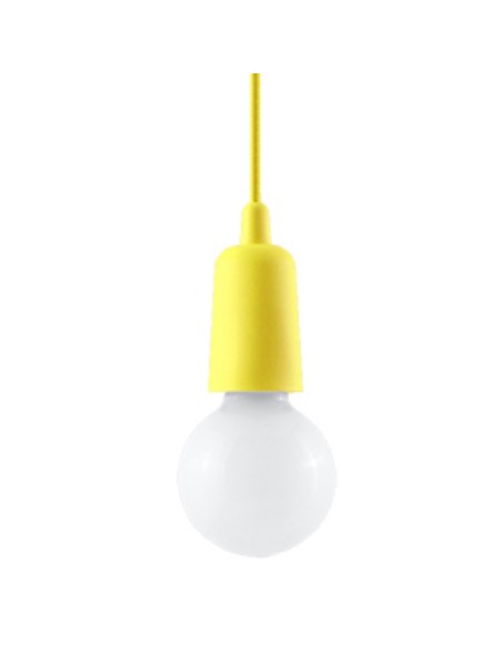 Lámpara colgante DIEGO 1 amarillo
