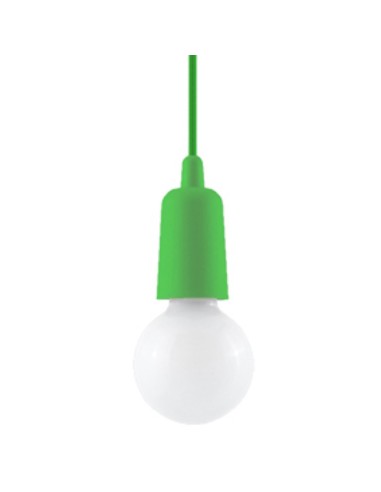 Lámpara colgante DIEGO 1 verde