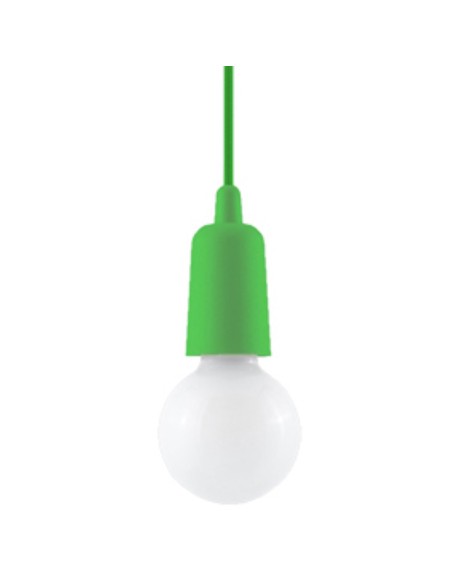 Lámpara colgante DIEGO 1 verde