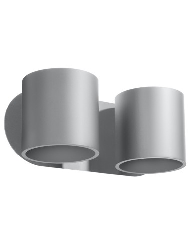 Aplique ORBIS 2 gris