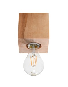 Lámpara de techo ARIZ madera natural