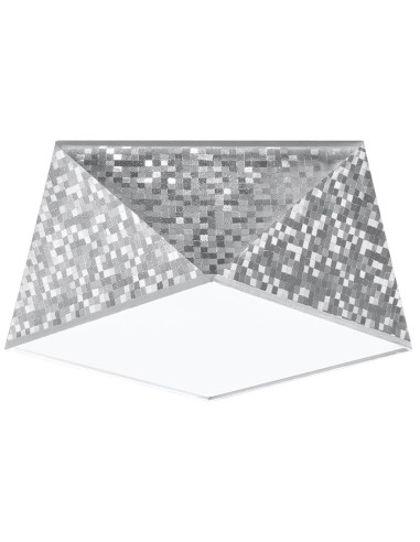 Lámpara de techo HEXA 25 plata