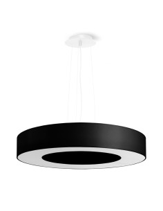 Lámpara SATURNO SLIM 50 negra