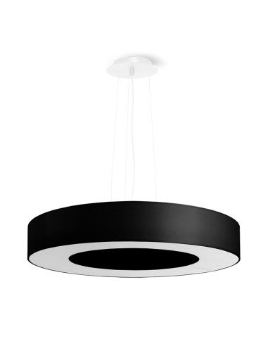 Lámpara SATURNO SLIM 50 negra