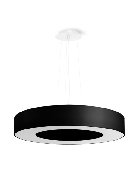 Lámpara SATURNO SLIM 50 negra