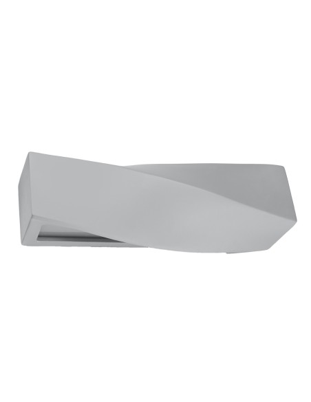 Aplique de cerámica SIGMA gris