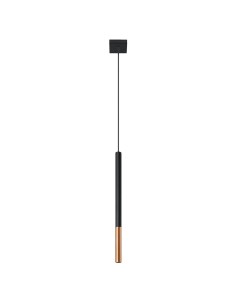 Lámpara colgante MOZAICA 1 negro/cobre