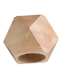 Aplique WOODY madera natural