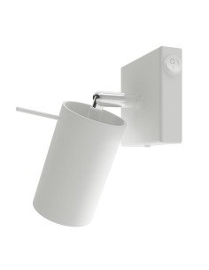 Aplique RING blanco con interruptor