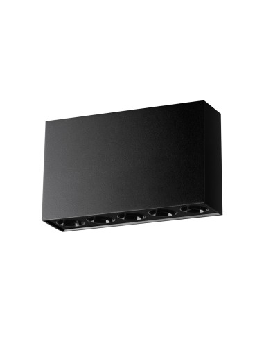 Plafón SOLE negro LED
