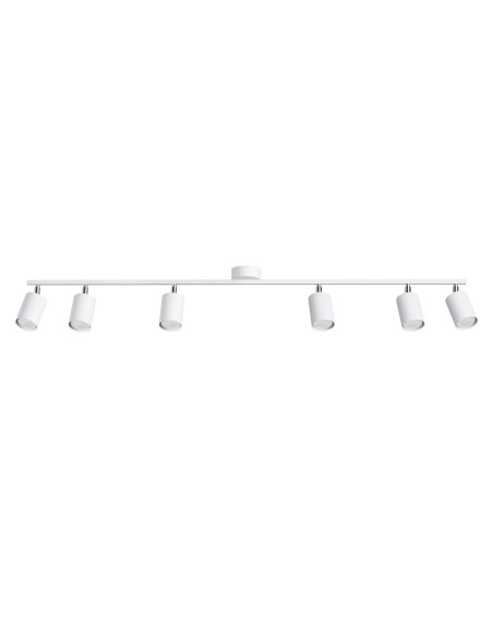 Lámpara de techo LEMMI 6L blanca
