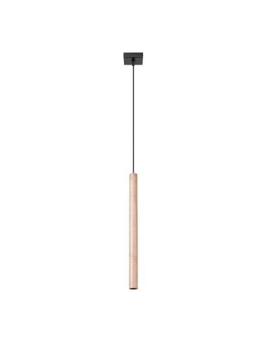 Lámpara colgante PASTELO 1 madera