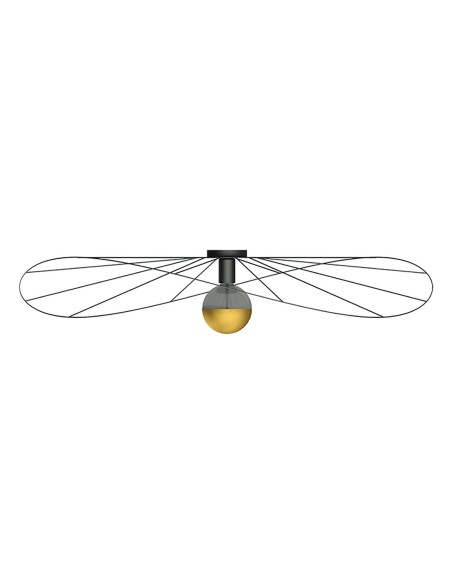 Aplique / Plafón ESKOLA 110 negro