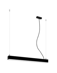 Lámpara colgante PINNE 67 negro