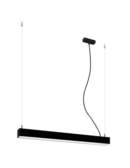 Lámpara colgante PINNE 67 negro
