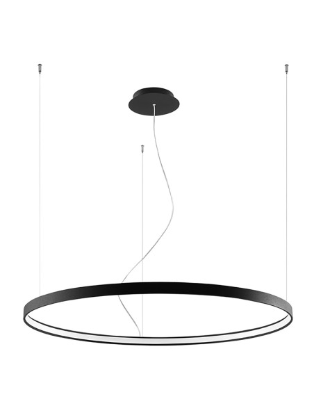 Lámpara RIO 110 negra 3000K