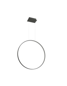 Lámpara colgante RIO 78 negro 4000K