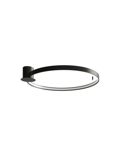 Plafón RIO 78 negro 3000K