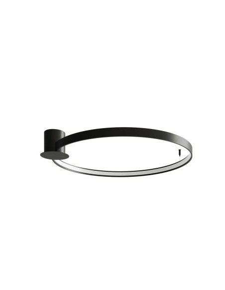 Plafón RIO 78 negro 3000K