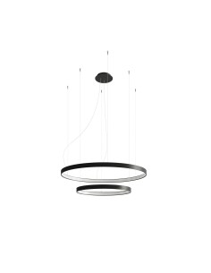 Araña RIO 2 55/78 negro LED 4000K