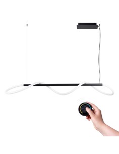 Lámpara colgante GALAKSE 148 negro LED 2700-6500K