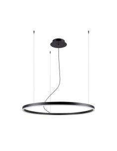 Araña ODA 80 negro LED 3000K