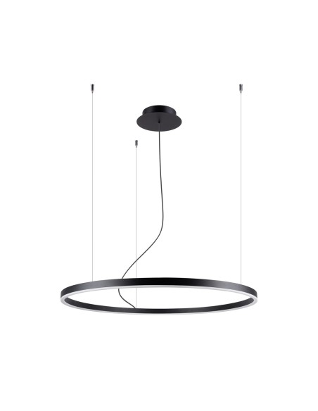 Araña ODA 80 negro LED 3000K